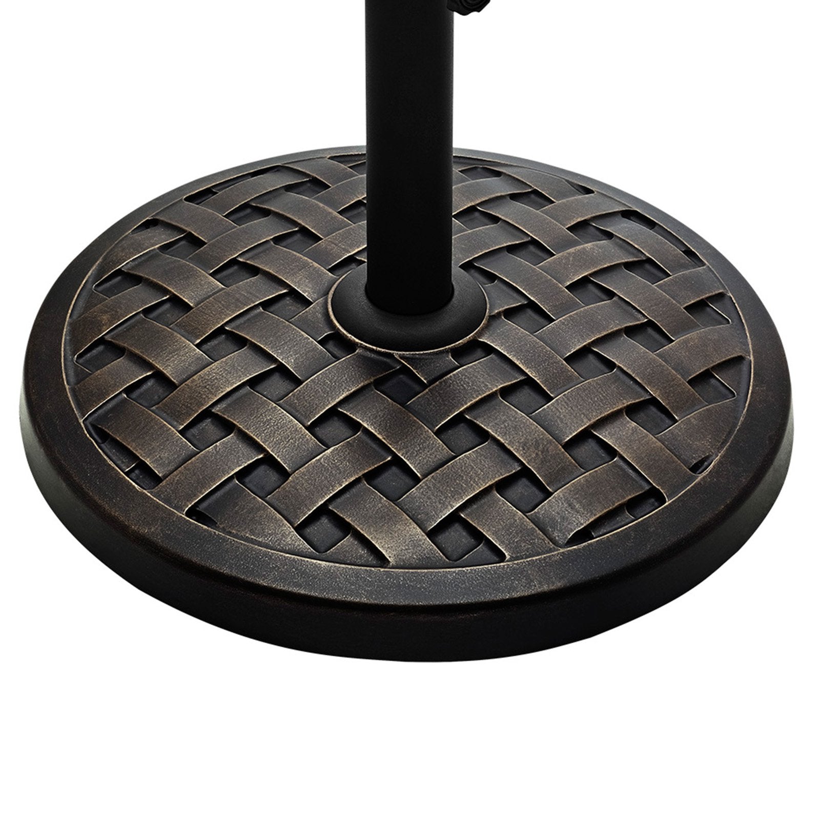 Round Rust Resistant Polyresin Patio Umbrella Base