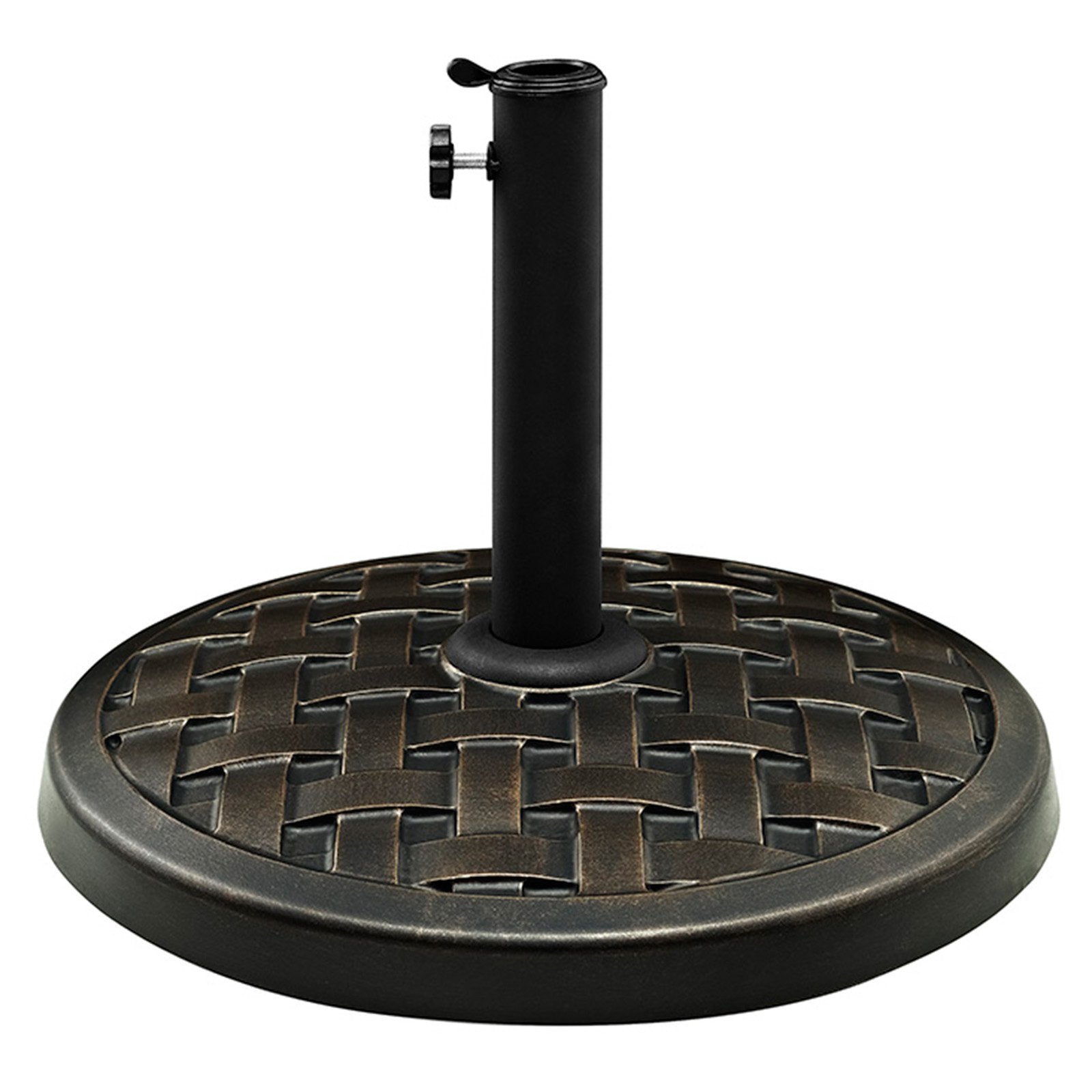 Round Rust Resistant Polyresin Patio Umbrella Base
