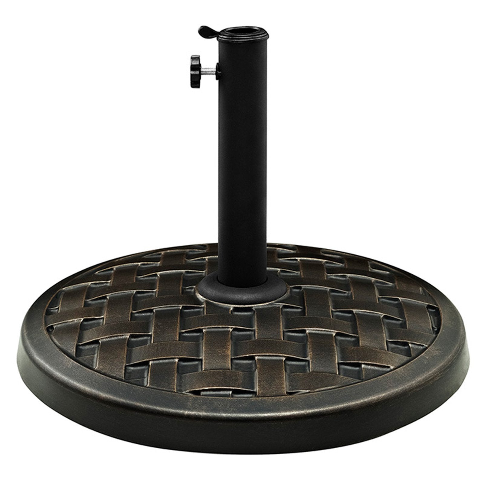 Round Rust Resistant Polyresin Patio Umbrella Base