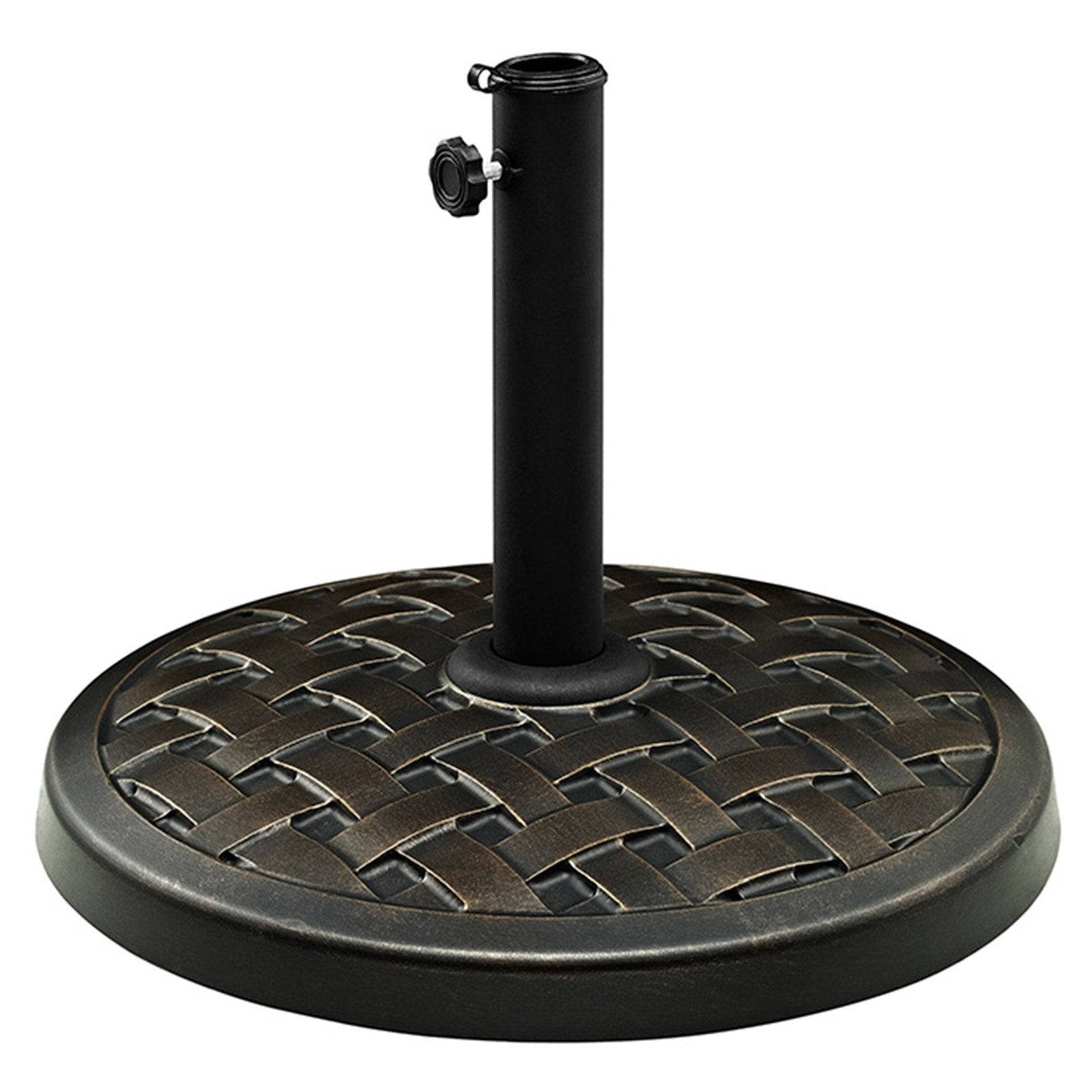 Round Rust Resistant Polyresin Patio Umbrella Base